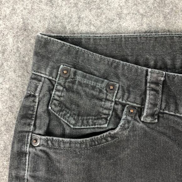 The North Face Corduroy Jeans Womens 6 Gray Bootcut Low Rise Stretch Cotton - Picture 6 of 14